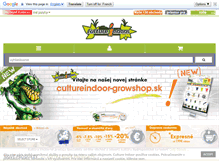 Tablet Screenshot of cultureindoor-growshop.sk
